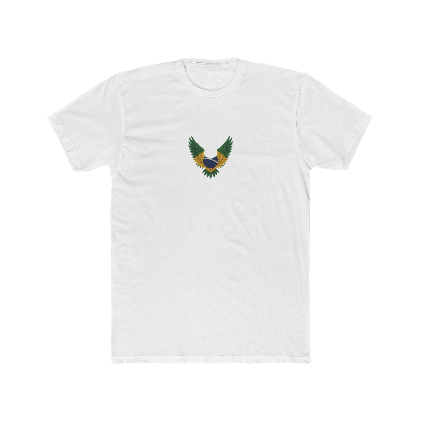Eagle Wing Brazil Unisex Cotton Crew Tee - Bold and Inspiring Graphic Tee