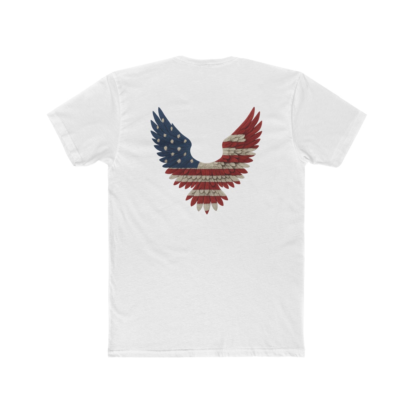 Eagle Wing USA Unisex Cotton Crew Tee - Bold and Inspiring Graphic Tee