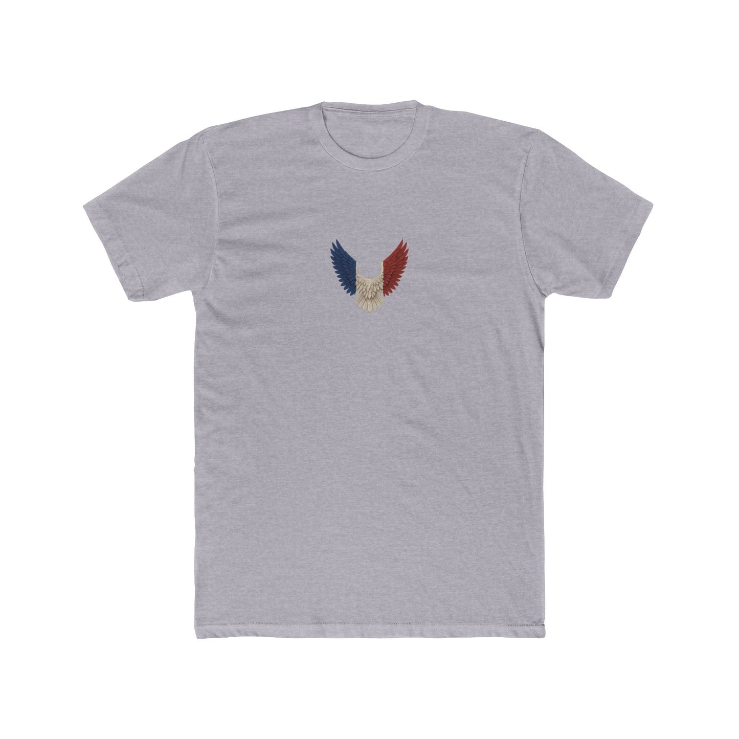 Eagle Wing France Unisex Cotton Crew Tee - Bold and Inspiring Graphic Tee