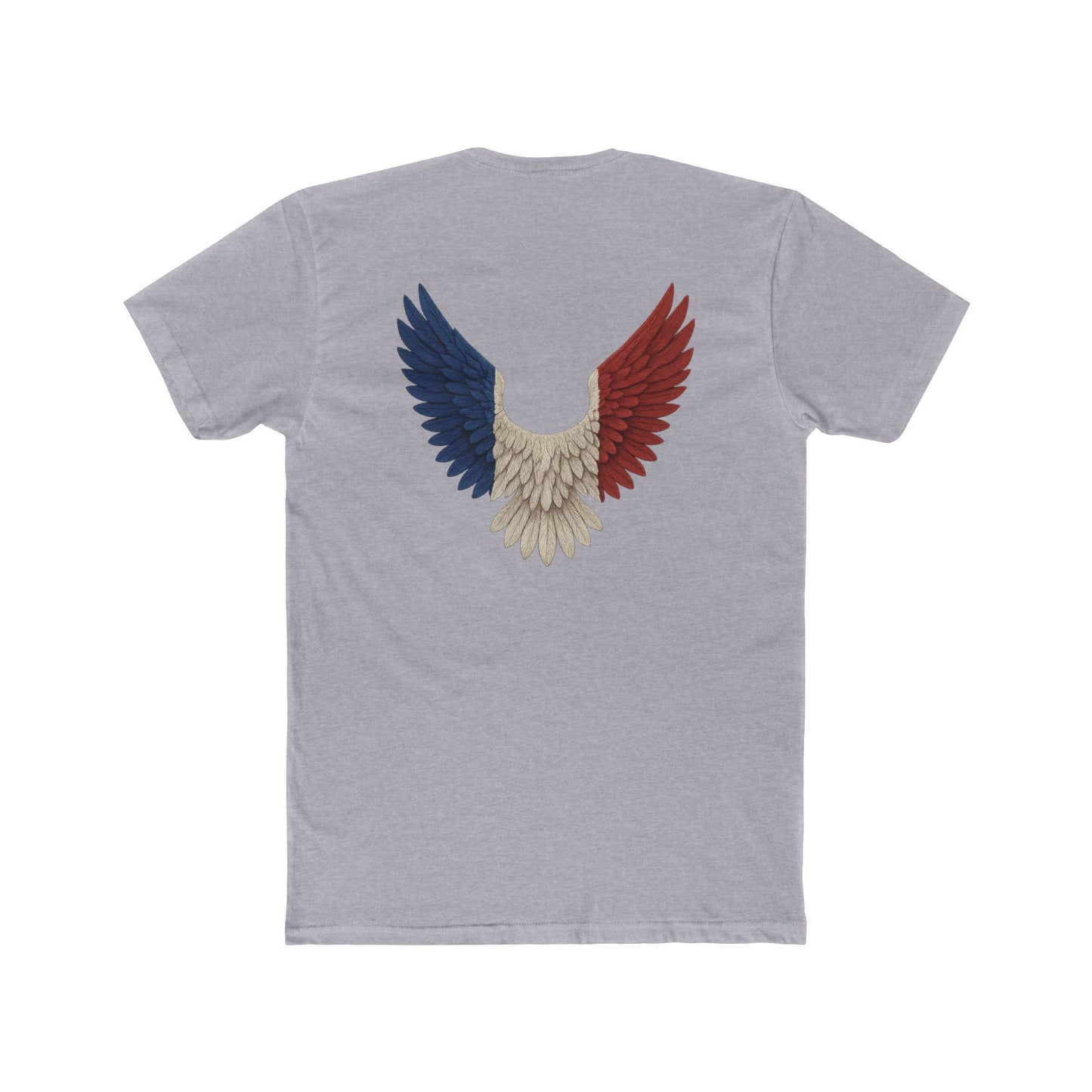 Eagle Wing France Unisex Cotton Crew Tee - Bold and Inspiring Graphic Tee