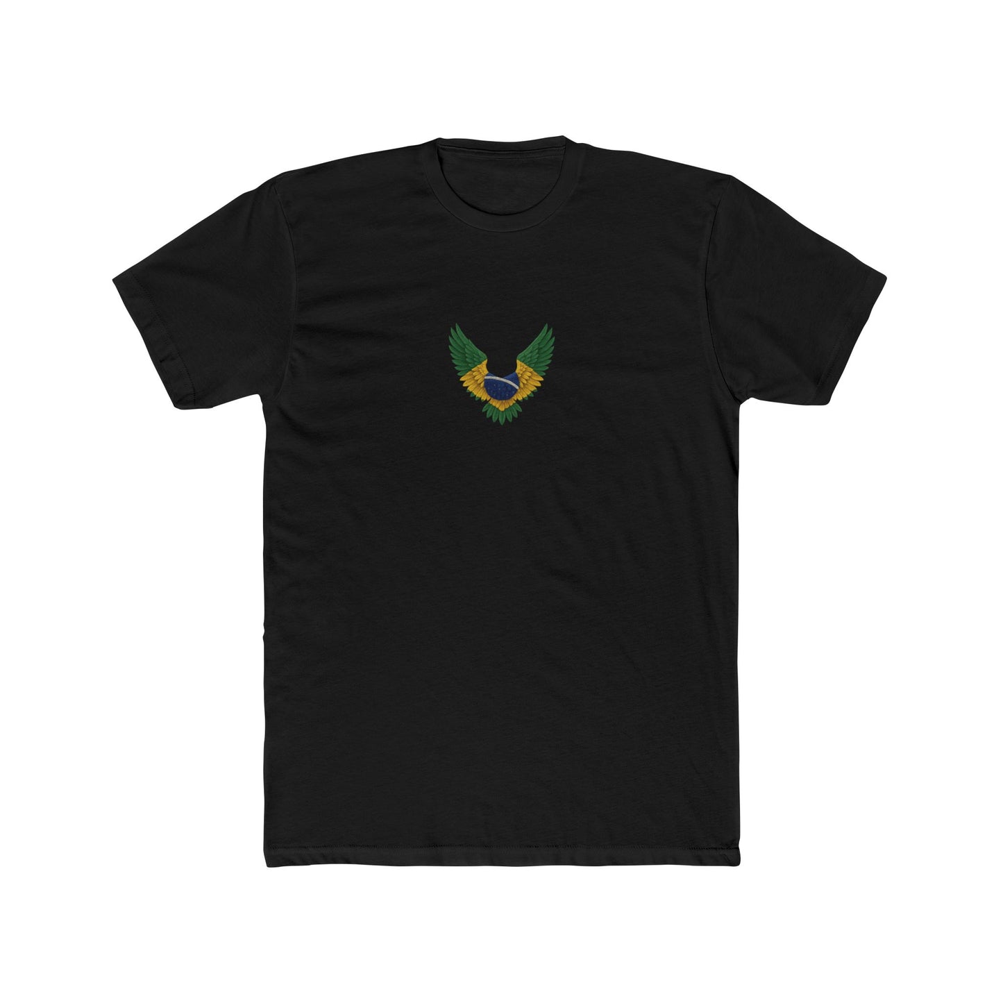 Eagle Wing Brazil Unisex Cotton Crew Tee - Bold and Inspiring Graphic Tee