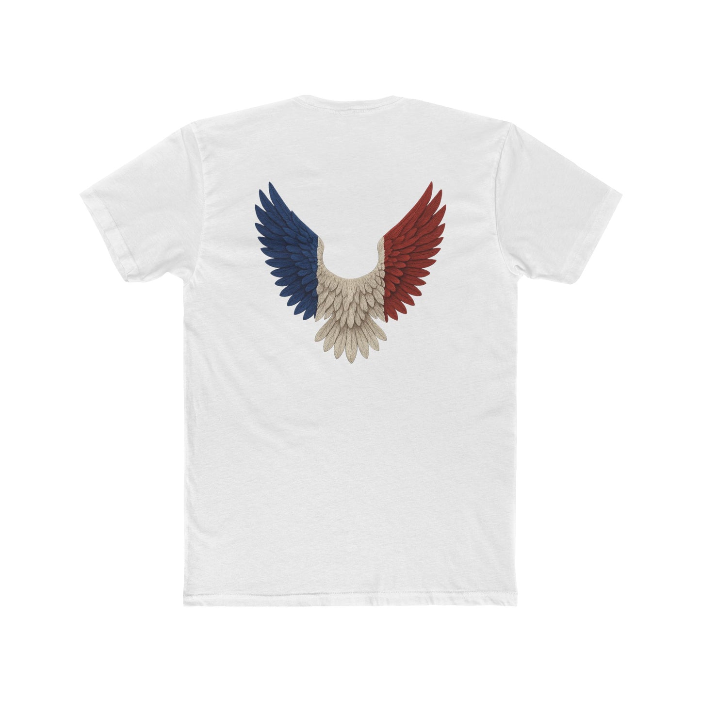 Eagle Wing France Unisex Cotton Crew Tee - Bold and Inspiring Graphic Tee