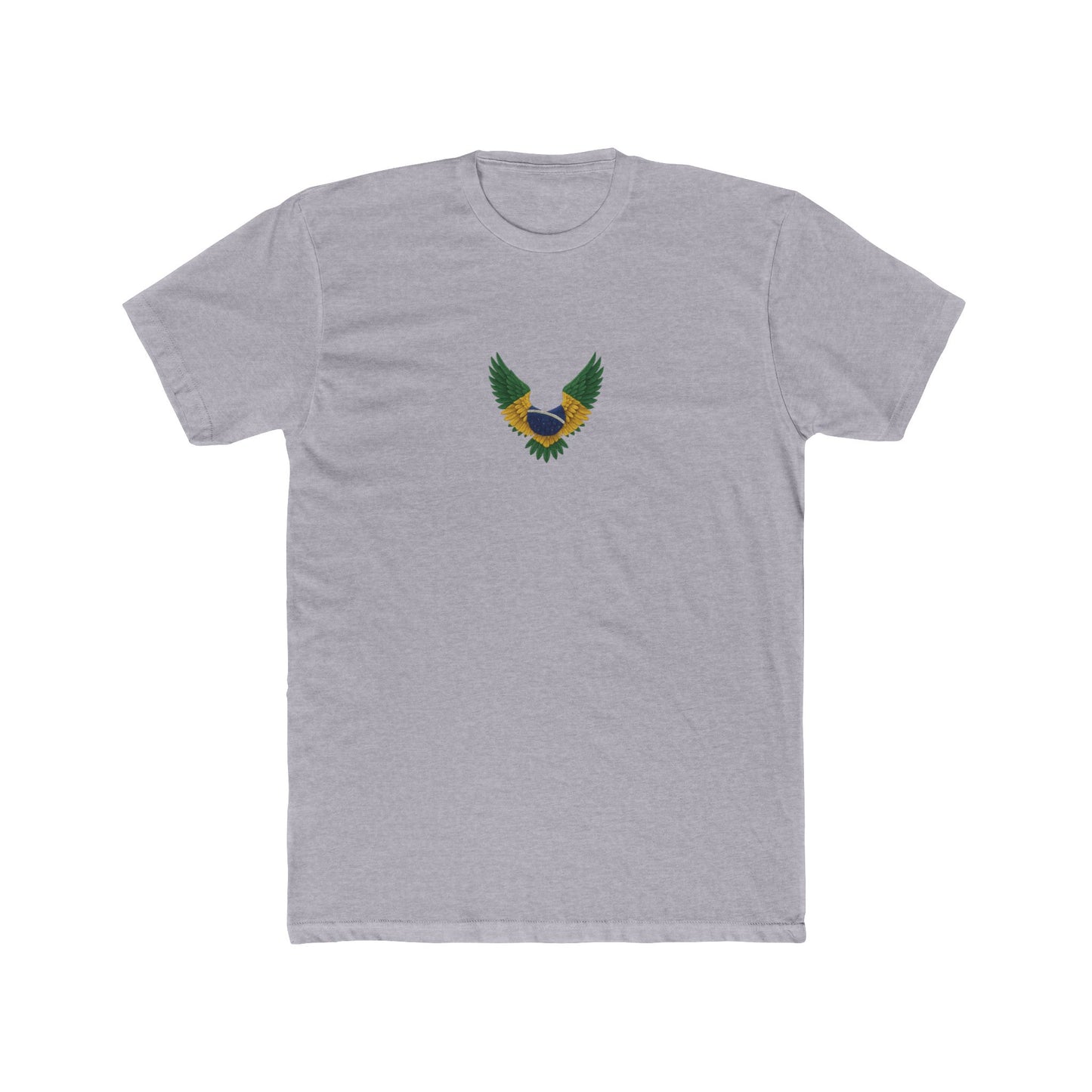 Eagle Wing Brazil Unisex Cotton Crew Tee - Bold and Inspiring Graphic Tee