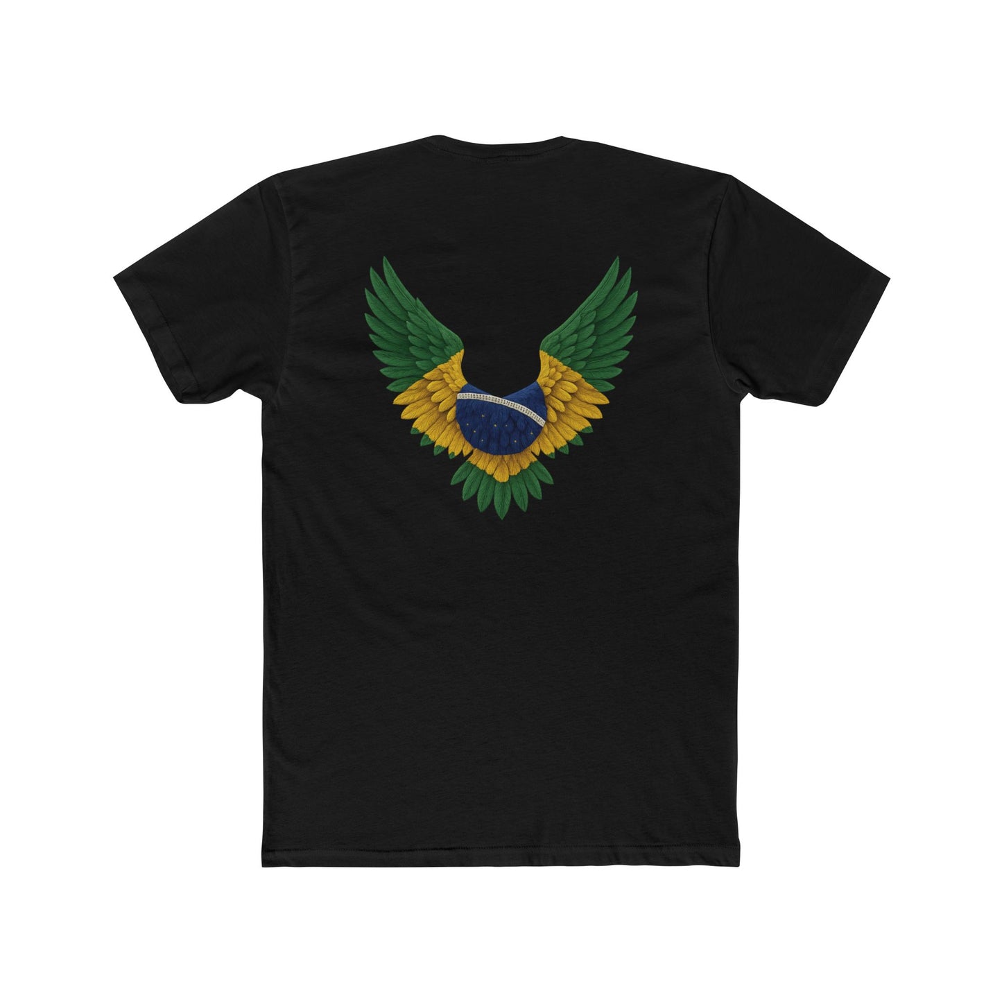 Eagle Wing Brazil Unisex Cotton Crew Tee - Bold and Inspiring Graphic Tee