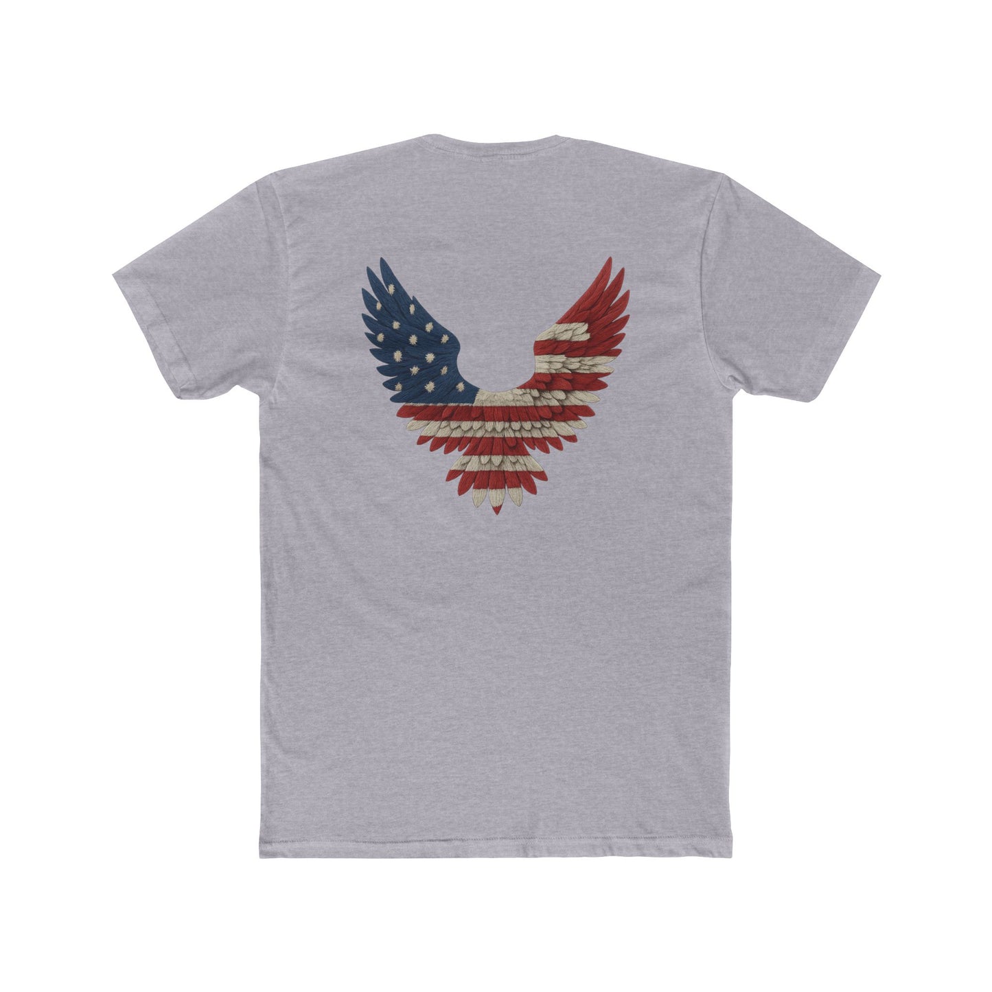 Eagle Wing USA Unisex Cotton Crew Tee - Bold and Inspiring Graphic Tee