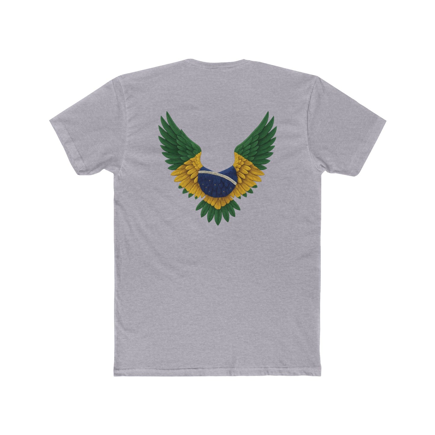 Eagle Wing Brazil Unisex Cotton Crew Tee - Bold and Inspiring Graphic Tee