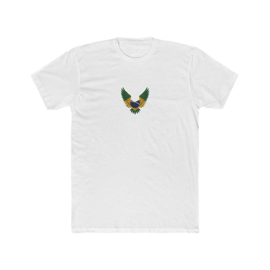 Eagle Wing Brazil Unisex Cotton Crew Tee - Bold and Inspiring Graphic Tee