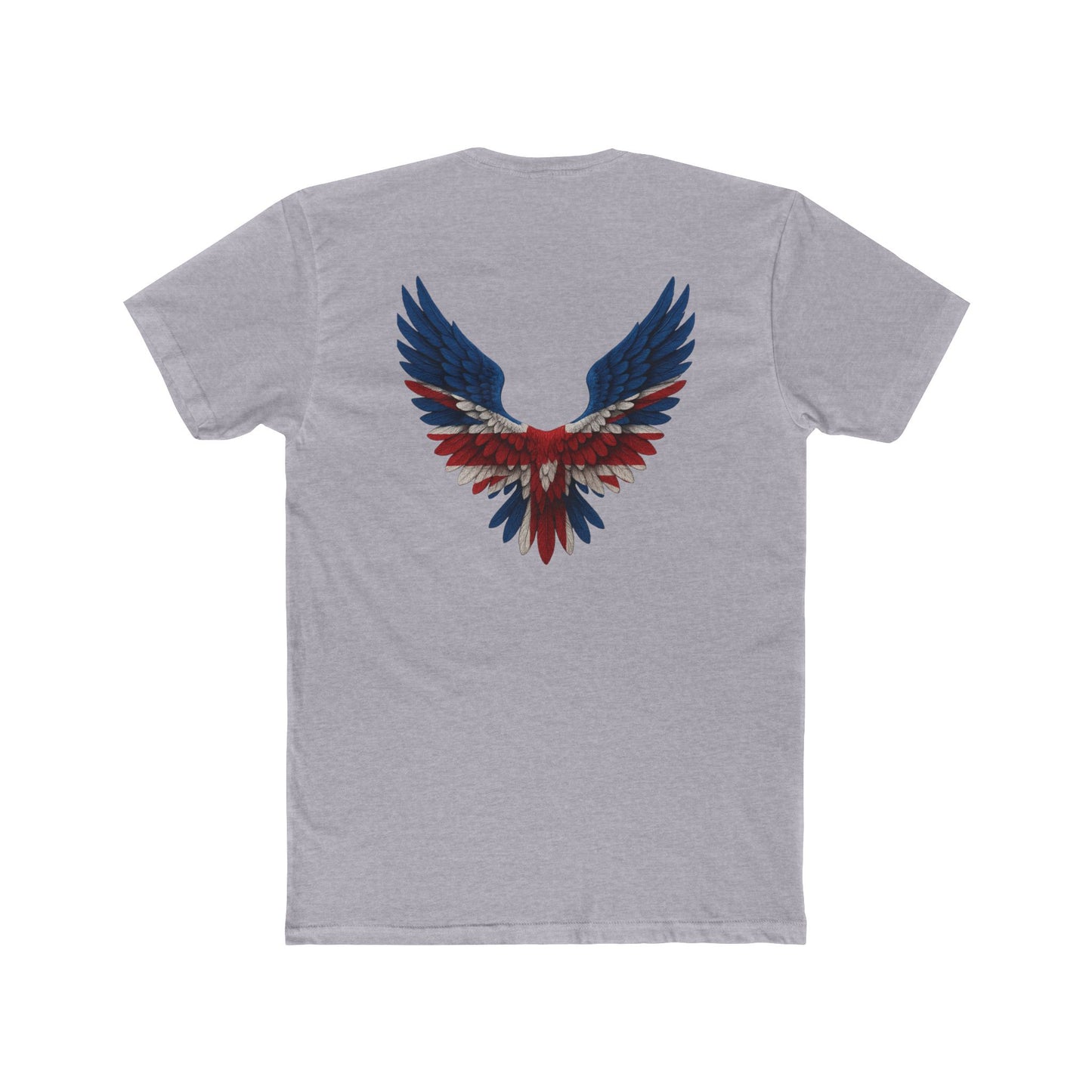 Eagle Wing UK Unisex Cotton Crew Tee - Bold and Inspiring Graphic Tee