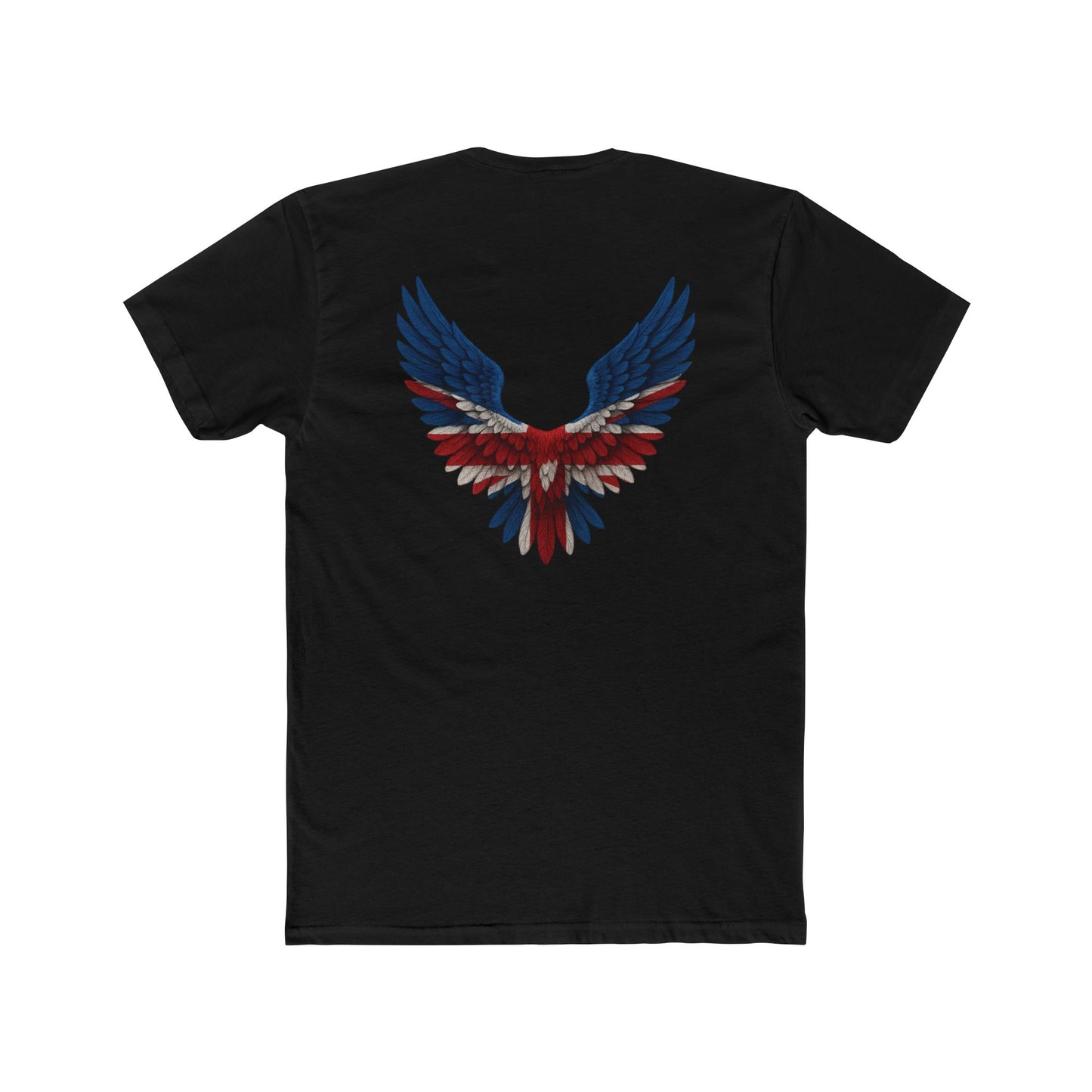 Eagle Wing UK Unisex Cotton Crew Tee - Bold and Inspiring Graphic Tee