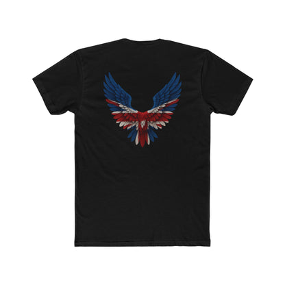 Eagle Wing UK Unisex Cotton Crew Tee - Bold and Inspiring Graphic Tee