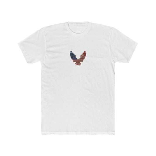 Eagle Wing USA Unisex Cotton Crew Tee - Bold and Inspiring Graphic Tee