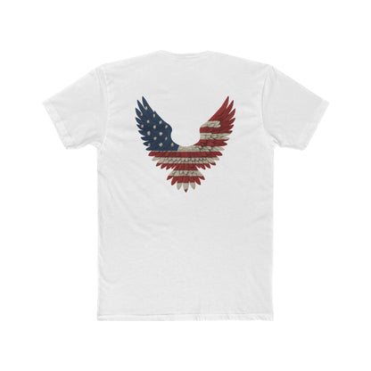 Eagle Wing USA Unisex Cotton Crew Tee - Bold and Inspiring Graphic Tee