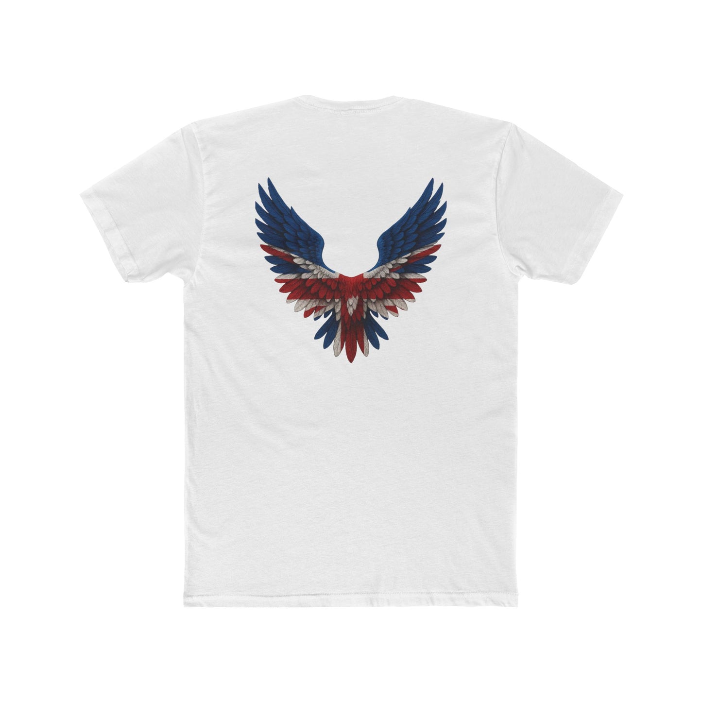 Eagle Wing UK Unisex Cotton Crew Tee - Bold and Inspiring Graphic Tee