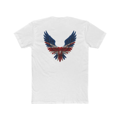 Eagle Wing UK Unisex Cotton Crew Tee - Bold and Inspiring Graphic Tee