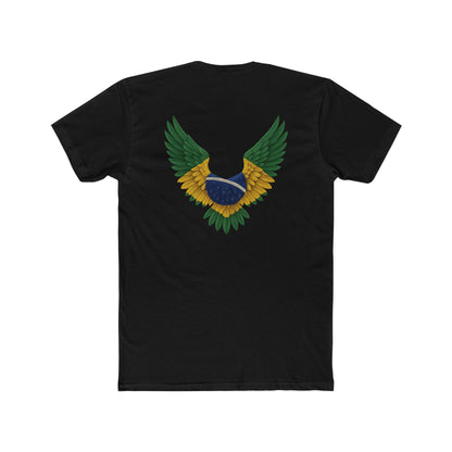 Eagle Wing Brazil Unisex Cotton Crew Tee - Bold and Inspiring Graphic Tee