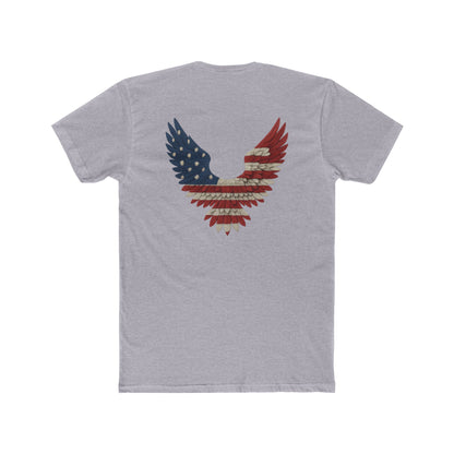 Eagle Wing USA Unisex Cotton Crew Tee - Bold and Inspiring Graphic Tee