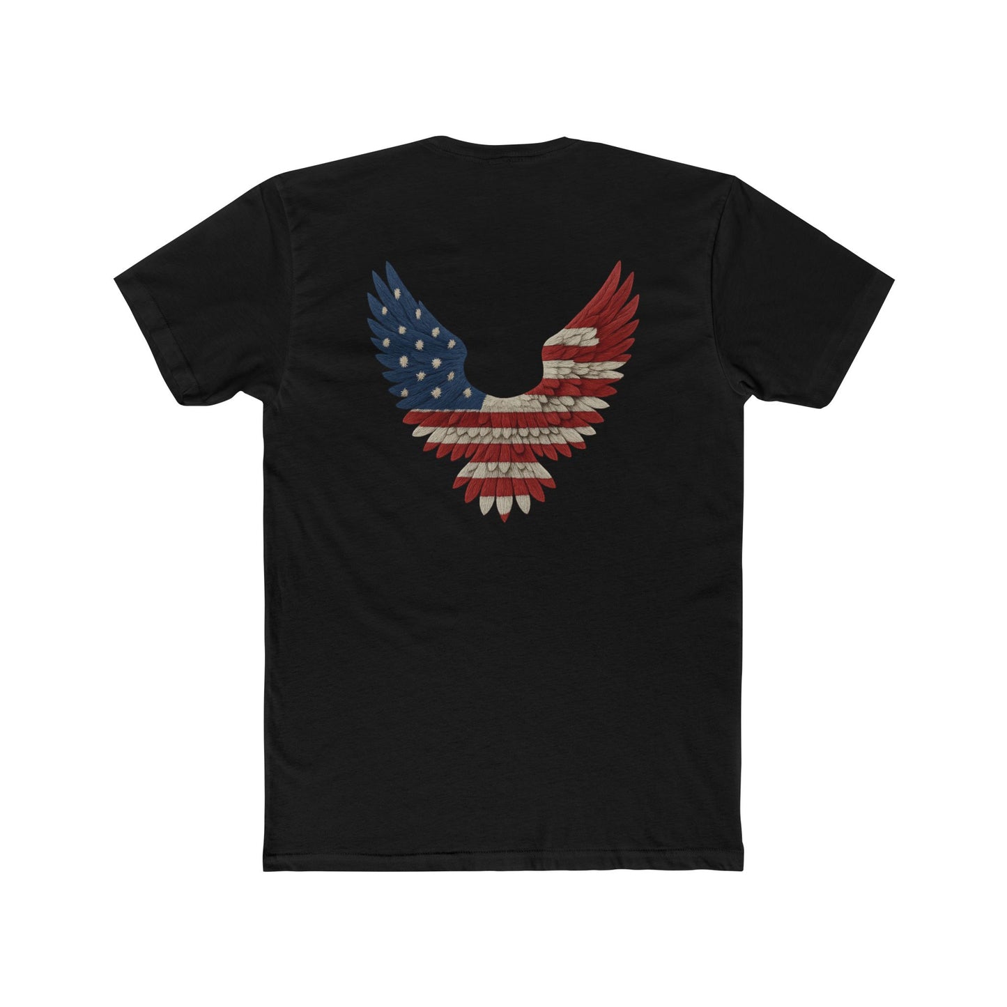 Eagle Wing USA Unisex Cotton Crew Tee - Bold and Inspiring Graphic Tee