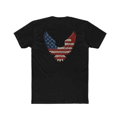 Eagle Wing USA Unisex Cotton Crew Tee - Bold and Inspiring Graphic Tee