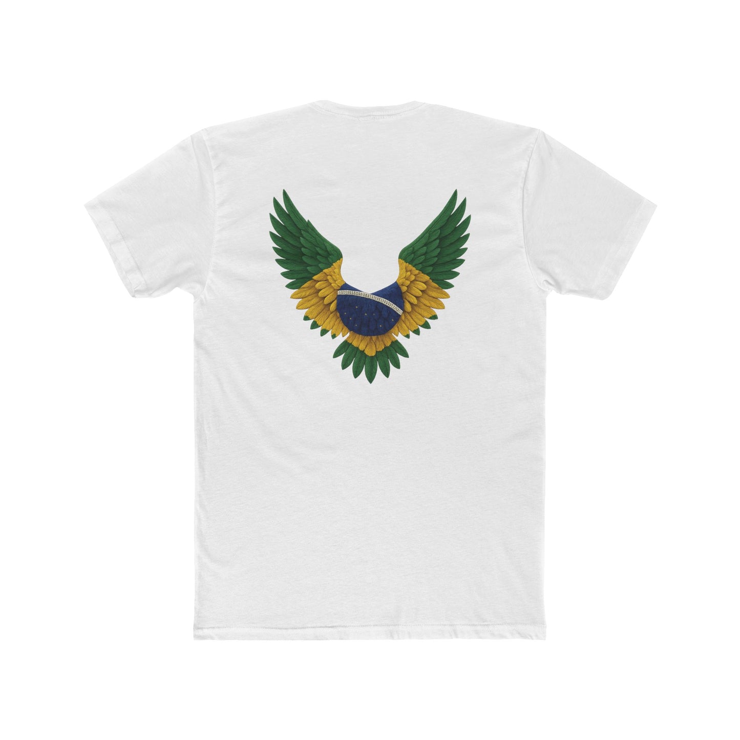 Eagle Wing Brazil Unisex Cotton Crew Tee - Bold and Inspiring Graphic Tee