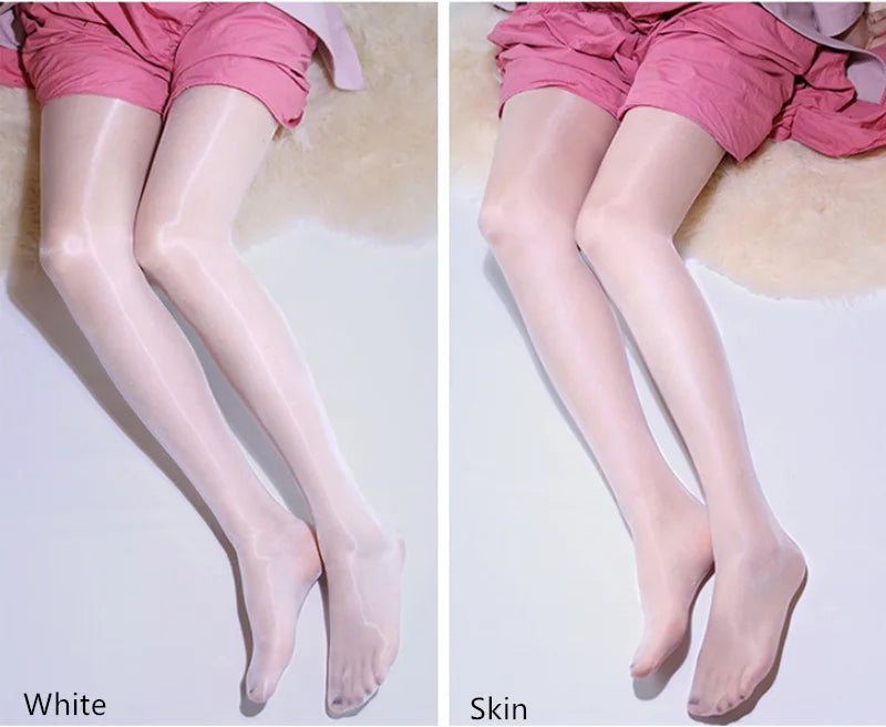 Seamless 5D Women's Stocking Sexy Women Tight Oil Shiny Pantyhose Lingerie Women Transparent Breathable Night Club Women Luxury