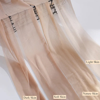 DOIAESKV New 10D Sexy Women Tights Transparent Women Pantyhose Ultra-thin Nylon Tights Breathable Female Stretchy Sheer Stocking