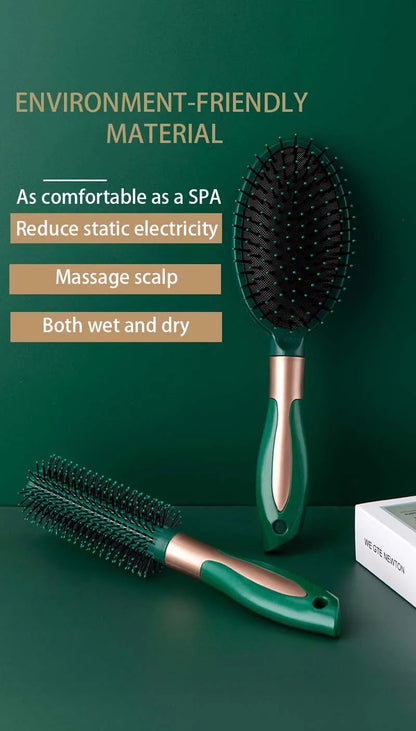 KLINA Hair Massage Air Cushion Comb Brush Scalp Hairbrush Detangle Anti Static Salon SPA Hairdressing Styling Tool Oval Round