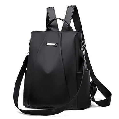 Women's Backpack Casual Nylon Solid Color School Bag Fashion Detachable Shoulder Strap Shoulder Bag Mochila Femenina